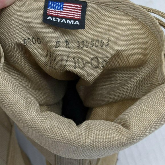 ALTAMA Wrath Steel Toe Boots Coyote Brown Size 6.5 - Picture 4 of 6